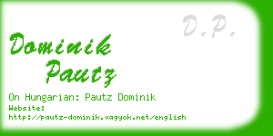 dominik pautz business card